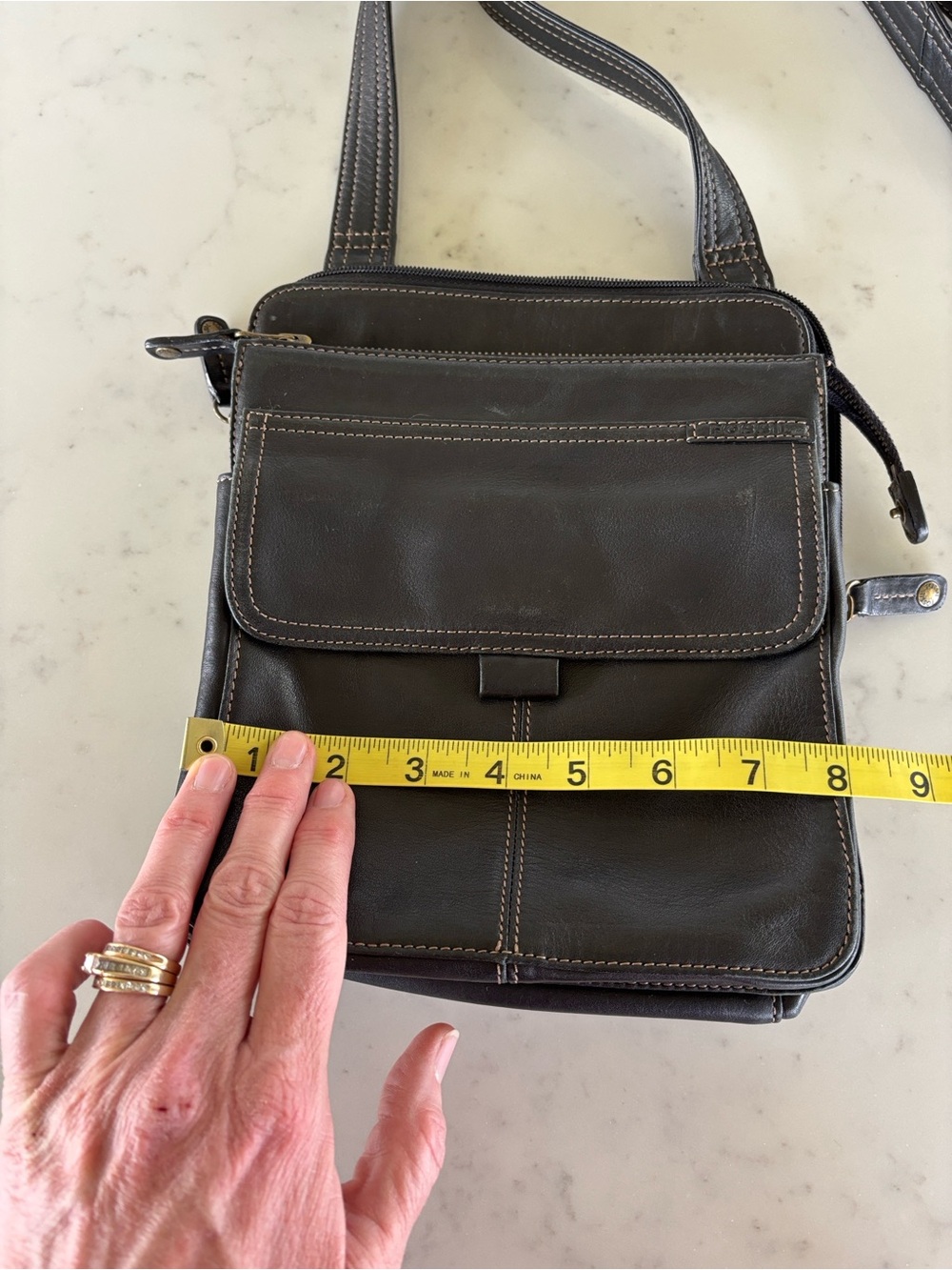 Fossil Leather Crossbody Purse - Picture 12 of 13